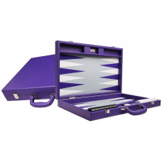 Silverman & Co Premium L Backgammon Board in Purple
