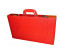 Backgammonspel Elegant XL Äkta läder i rött (4087)