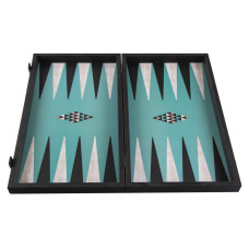 Backgammon komplett set i trä Geometric L