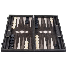 Backgammon komplett set i ask-trä Odysseus L