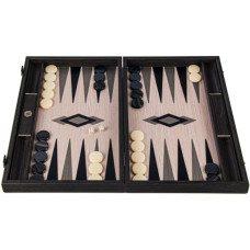 Backgammon komplett set i trä Adonis L