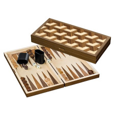 Backgammonspel i trä Egypt M