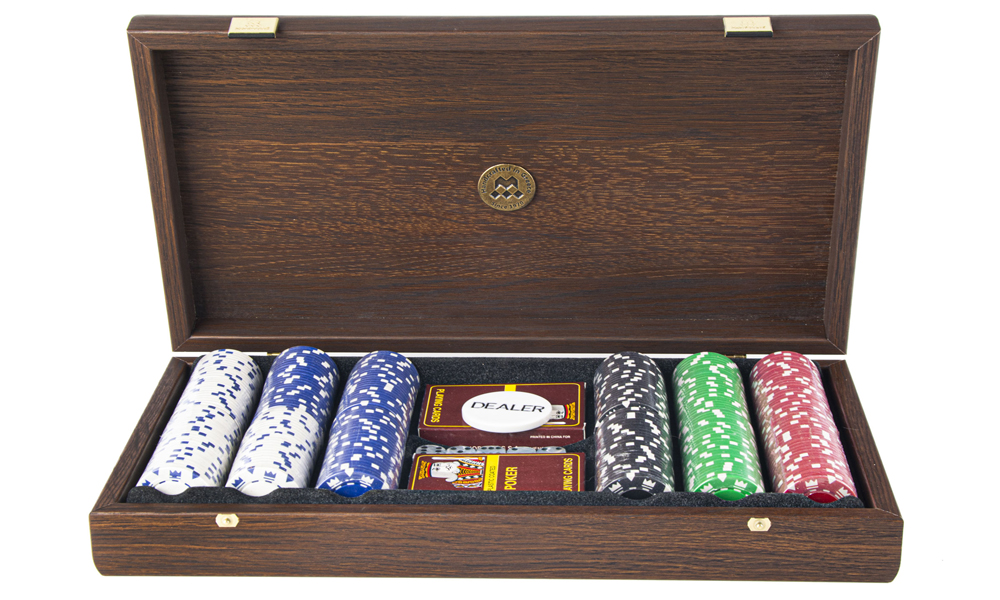 Complete Poker set Exclusive in wood