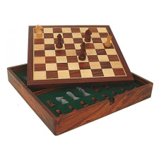 Magnetiskt schack set i trä Virgilian FS 38 mm