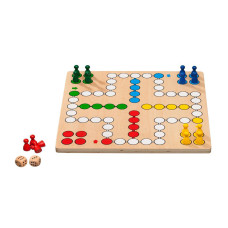 Ludo / Dice Game M Standard Made of Plywood 