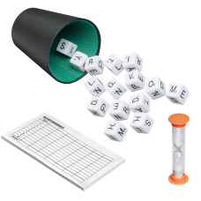 Rebus Dice with letters