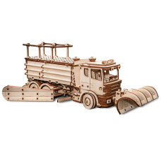 Wooden 3D puzzle Snow Truck